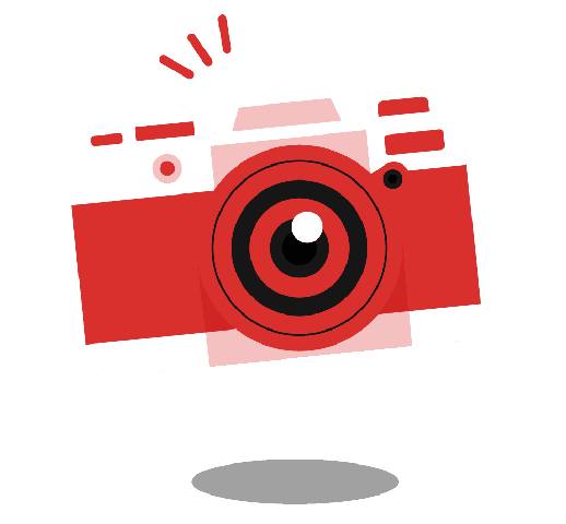 Desenho de uma câmera fotográfica